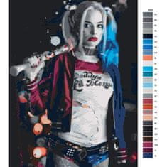 Malujsi Maľovanie podľa čísel - Harley Quinn 05 - 80x120 cm, bez dreveného rámu