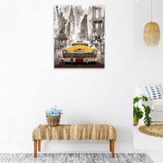 Malujsi Maľovanie podľa čísel - Taxi v New Yorku - 80x100 cm, plátno vypnuté na rám