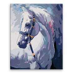 Malujsi Maľovanie podľa čísel - Smutný kôň - 80x100 cm, plátno vypnuté na rám