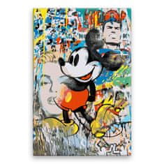 Malujsi Maľovanie podľa čísel - Mickey Mouse - 40x60 cm, plátno vypnuté na rám