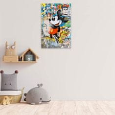 Malujsi Maľovanie podľa čísel - Mickey Mouse - 80x120 cm, plátno vypnuté na rám