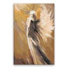 Malujsi Maľovanie podľa čísel - Anjel v tme - 40x60 cm, plátno vypnuté na rám