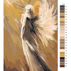 Malujsi Maľovanie podľa čísel - Anjel v tme - 40x60 cm, plátno vypnuté na rám