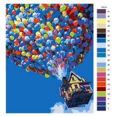 Malujsi Maľovanie podľa čísel - Do oblakov - 80x100 cm, plátno vypnuté na rám