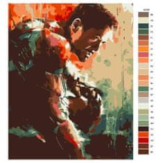 Malujsi Maľovanie podľa čísel - Iron Man - 80x100 cm, plátno vypnuté na rám