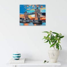Malujsi Maľovanie podľa čísel - Tower Bridge - 100x80 cm, plátno vypnuté na rám