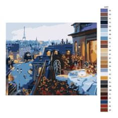 Malujsi Maľovanie podľa čísel - Víkend v Paríži - 100x80 cm, plátno vypnuté na rám
