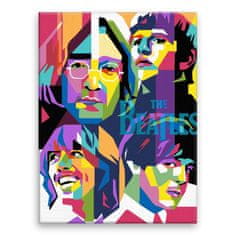 Maľovanie podľa čísel - The Beatles - 30x40 cm, bez dreveného rámu