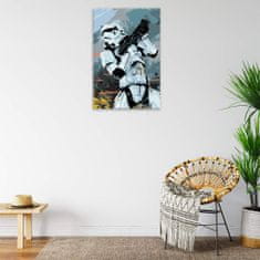 Malujsi Maľovanie podľa čísel - Stormtrooper - 80x120 cm, bez dreveného rámu