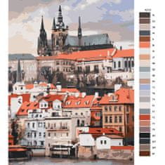 Malujsi Maľovanie podľa čísel - Praha 04 - 80x120 cm, bez dreveného rámu