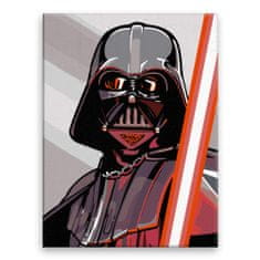 Malujsi Maľovanie podľa čísel - Vader - 60x80 cm, plátno vypnuté na rám