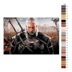 Malujsi Maľovanie podľa čísel - The Witcher 03 - 120x80 cm, bez dreveného rámu