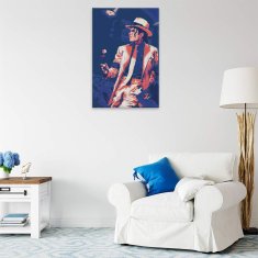 Malujsi Maľovanie podľa čísel - Michael Jackson 02 - 80x120 cm, bez dreveného rámu