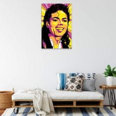 Malujsi Maľovanie podľa čísel - Michael Jackson 01 - 80x120 cm, bez dreveného rámu