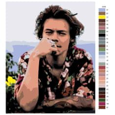 Malujsi Maľovanie podľa čísel - Harry Styles 04 - 80x100 cm, plátno vypnuté na rám