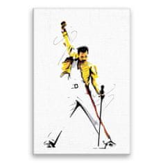 Malujsi Maľovanie podľa čísel - Freddie Mercury 01 - 80x120 cm, plátno vypnuté na rám