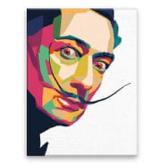 Malujsi Maľovanie podľa čísel - Dalí 01 - 30x40 cm, bez dreveného rámu