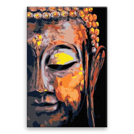 Malujsi Maľovanie podľa čísel - Buddha 02 - 40x60 cm, bez dreveného rámu