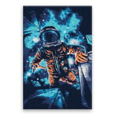 Malujsi Maľovanie podľa čísel - Stratený astronaut - 80x120 cm, bez dreveného rámu