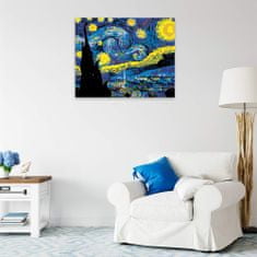 Malujsi Maľovanie podľa čísel - Hviezdna noc II - Van Gogh - 100x80 cm, plátno vypnuté na rám