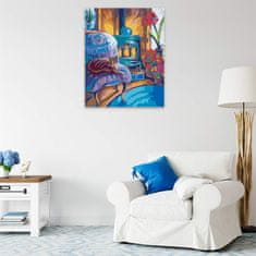 Malujsi Maľovanie podľa čísel - Domáce pohodlie - 80x100 cm, plátno vypnuté na rám