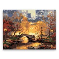 Malujsi Maľovanie podľa čísel - Central Park - 40x30 cm, bez dreveného rámu