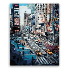 Malujsi Maľovanie podľa čísel - V New Yorku v čase dopravnej špičky - 80x100 cm, plátno vypnuté na rám