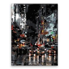 Malujsi Maľovanie podľa čísel - New York City - 30x40 cm, bez dreveného rámu