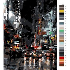 Malujsi Maľovanie podľa čísel - New York City - 30x40 cm, bez dreveného rámu