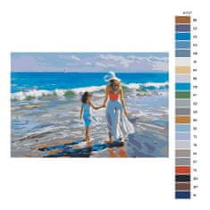 Malujsi Maľovanie podľa čísel - Matka a dcéra - 120x80 cm, bez dreveného rámu