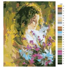 Malujsi Maľovanie podľa čísel - Kytica lásky - 80x100 cm, plátno vypnuté na rám