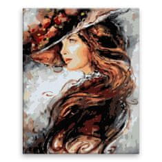 Malujsi Maľovanie podľa čísel - Rytierka Lady - 80x100 cm, plátno vypnuté na rám