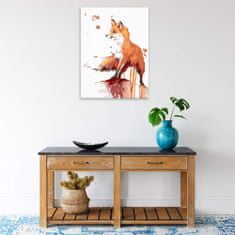 Malujsi Maľovanie podľa čísel - Uvažovanie líšky - 30x40 cm, bez dreveného rámu