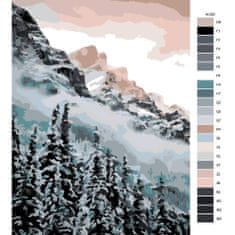 Malujsi Maľovanie podľa čísel - Horská príroda - 30x40 cm, bez dreveného rámu