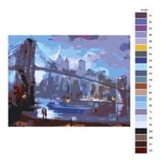 Malujsi Maľovanie podľa čísel - Most lásky - 40x30 cm, bez dreveného rámu
