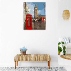 Malujsi Maľovanie podľa čísel - Londýnsky Big Ben - 80x100 cm, plátno vypnuté na rám