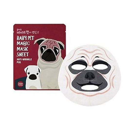 Holika Holika Omladzujúci plátýnková maska Baby Pet Magic Anti-Wrinkle Pug (Mask Sheet) 22 ml