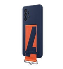 SAMSUNG silikónový obal s putkom na Galaxy A53 5G modrý