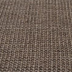 Vidaxl Sisalový koberec na škrabadlo hnedý 80x300 cm