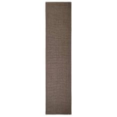 Petromila vidaXL Koberec prírodný sisal 80x350 cm hnedý