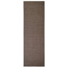 Vidaxl Sisalový koberec na škrabadlo hnedý 80x250 cm