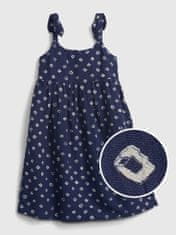 Gap Detské šaty sleevless knot strap dress 3YRS