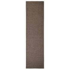 Vidaxl Sisalový koberec na škrabadlo hnedý 66x250 cm