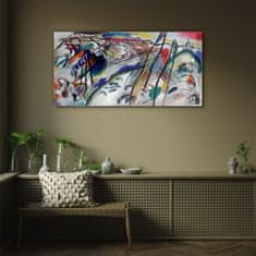 COLORAY.SK Skleneny obraz Kandinsky abstrakcie 100x50 cm