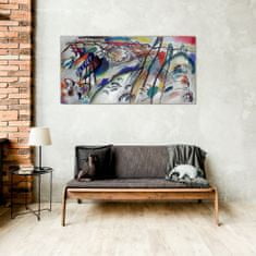 COLORAY.SK Skleneny obraz Kandinsky abstrakcie 100x50 cm