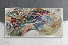 COLORAY.SK Skleneny obraz Abstrakcie wasilij kandinsky 120x60 cm