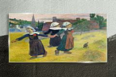 COLORAY.SK Sklenený obraz Postavy maľby 100x50 cm