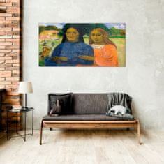 COLORAY.SK Sklenený obraz Dve ženy paul gauguin 100x50 cm