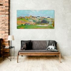 COLORAY.SK Sklenený obraz Krajina v le pouldu gauguin 100x50 cm