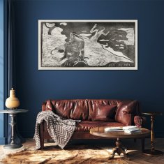 COLORAY.SK Sklenený obraz Auti te pape gauguin 120x60 cm